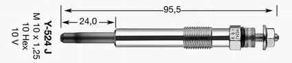 Свеча накаливания NGK 4520